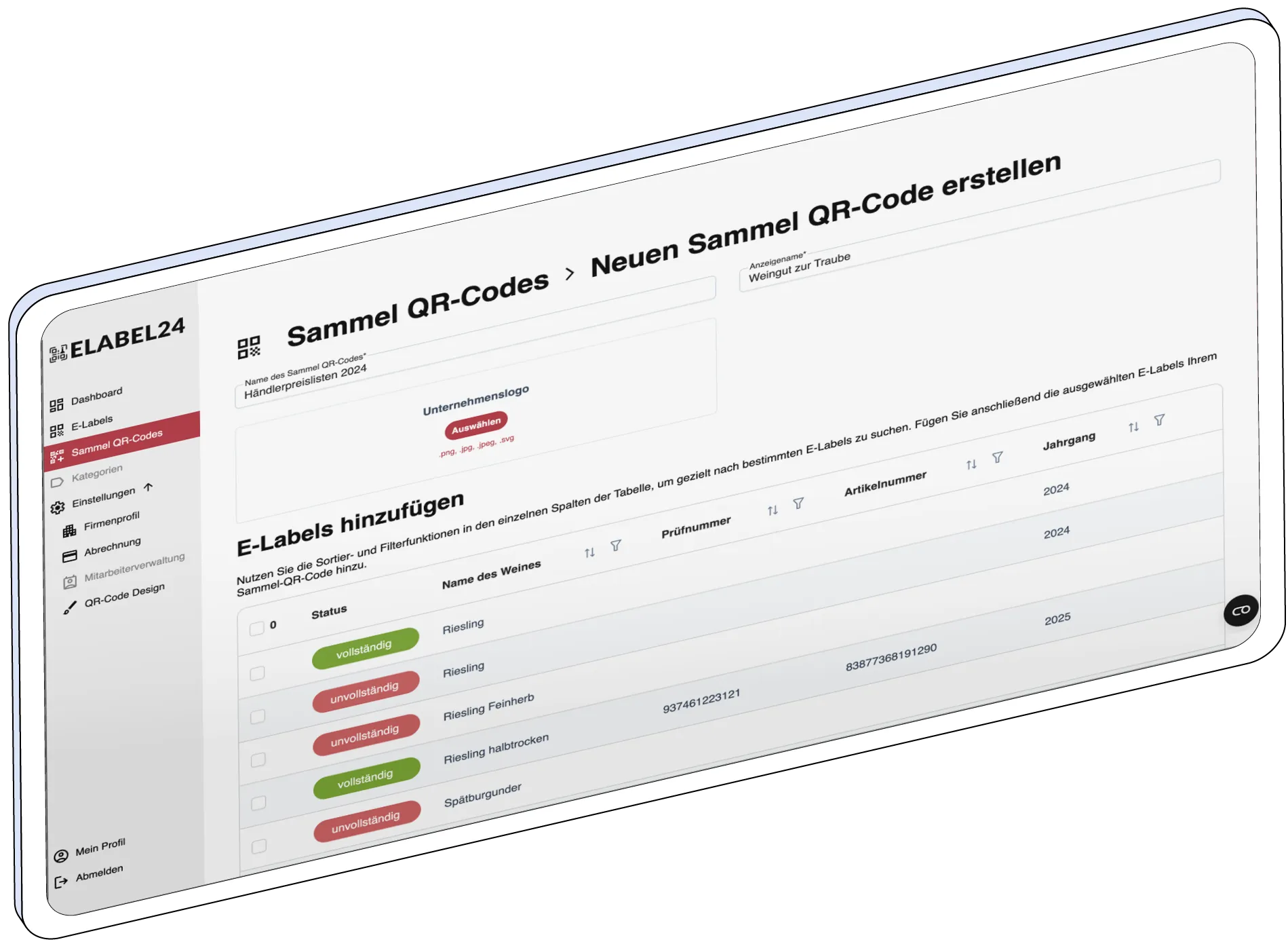 Umsetzung und Funktionen